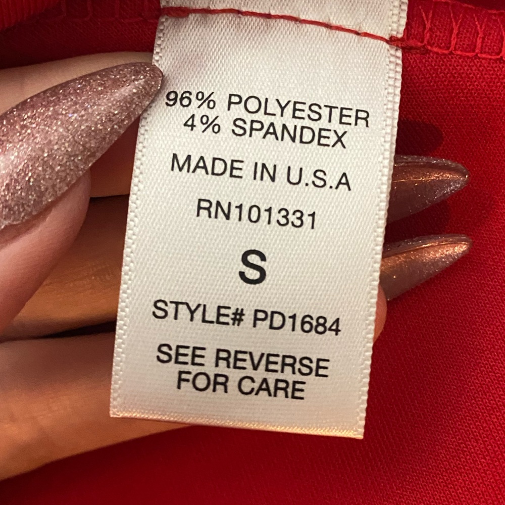 Charlotte Russe Red Scalloped Dress - Picture 9 of 11